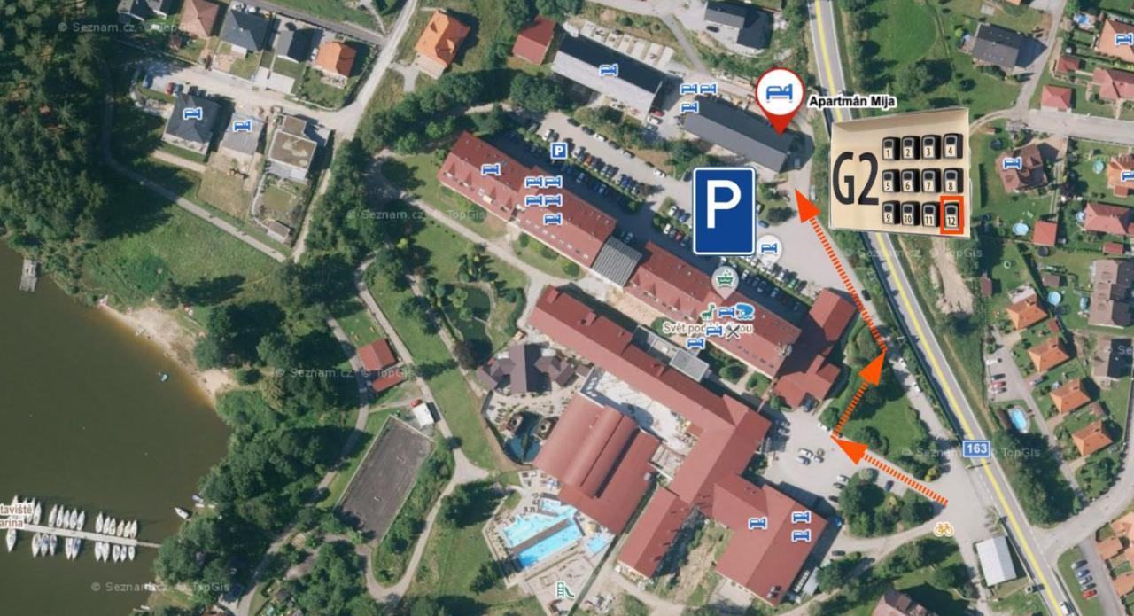 Apartman Mija Frymburk Buitenkant foto